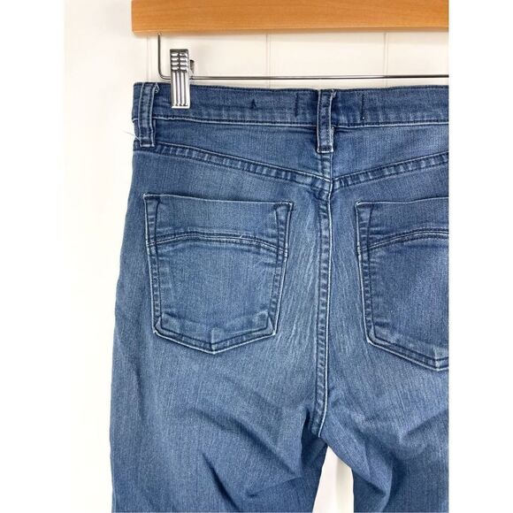 Free People High Rise Skinny Jeans Medium Wash Rayon Cotton Size 28 - Picture 7 of 9